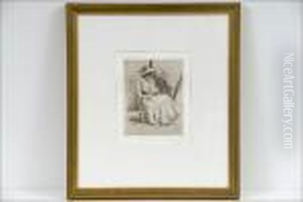 "lukeva Tytto 1906 - Lasande Flicka 1906" (elsa Simberg). - view 1