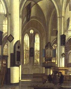 The Interior of a Church by Hendrick van Streeck