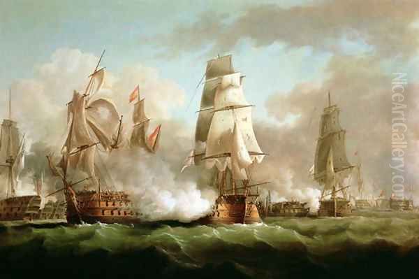 Neptune engaged, Trafalgar, 1805 - view 1