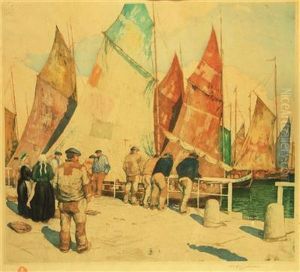 Fishermen by Tavik Frantisek Simon