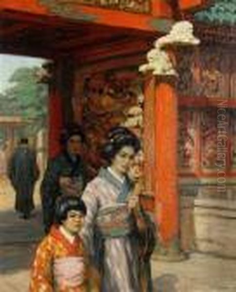 A Buddhist Temple In Tokyo - view 1