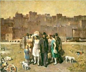 The Exodus 1928 by Robert Spencer