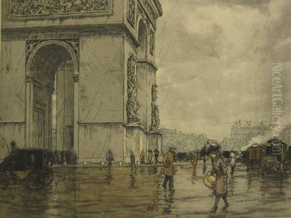 Arc De Triomphe - view 1