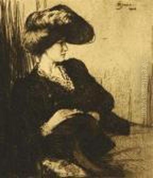Sitting Girl - view 1