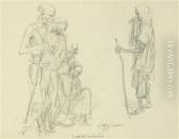 Indian Beggars - view 1