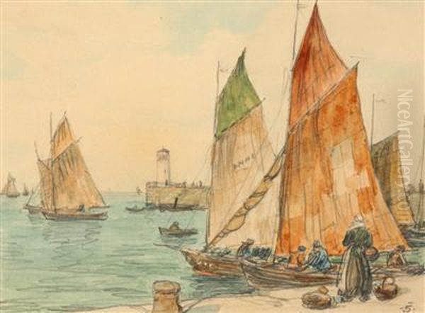 Boats In Port - view 1