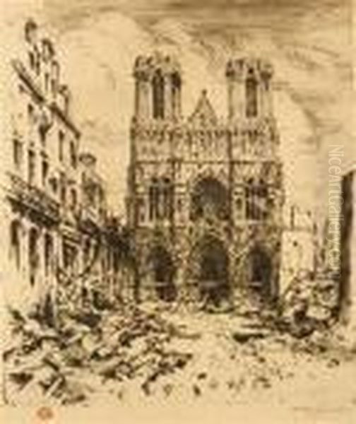 Kathedrale In Reims - view 1
