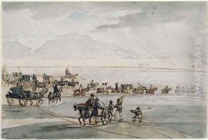 The High Sheriff of Lancashire Crossing Morecambe Sands