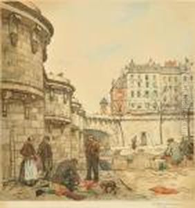 Junk Dealers Under Pont Neuf by Tavik Frantisek Simon