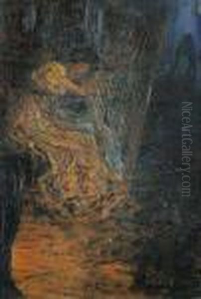 A Harpist - view 1