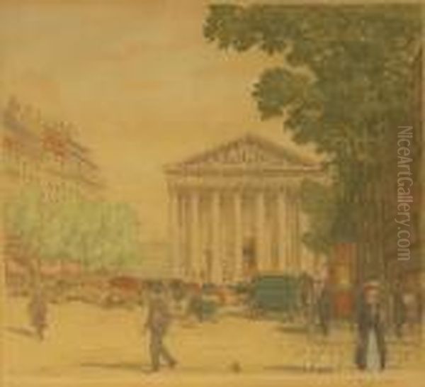 Pantheon, Rome And Pont Neuf - view 1