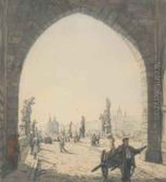 On Charles Bridge - view 1