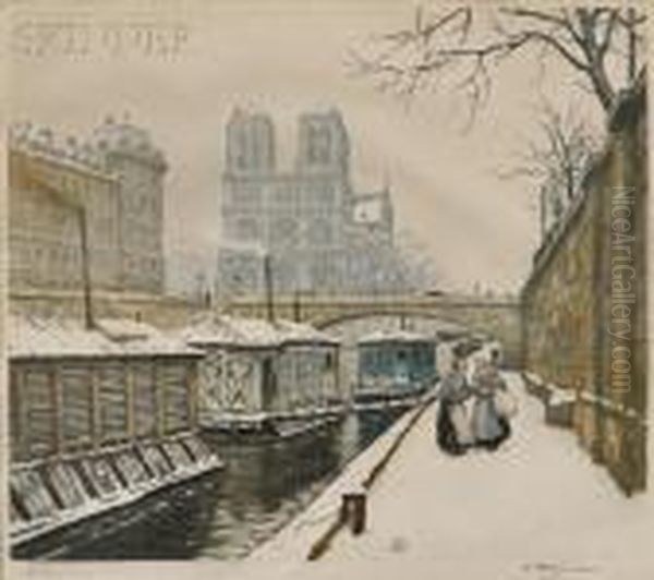 Petit Pont En Hiver - view 1