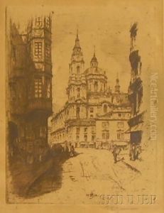 Church Of Saint Nicholas / A Prague View by Tavik Frantisek Simon