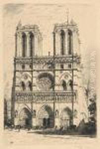 Notre Dame In Paris by Tavik Frantisek Simon