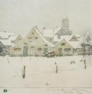 L'hommage A Mme. Caroline H. Armington by Tavik Frantisek Simon