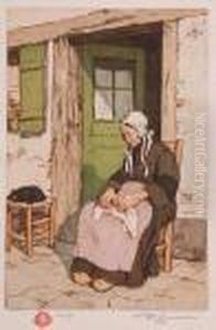 A Breton Woman by Tavik Frantisek Simon