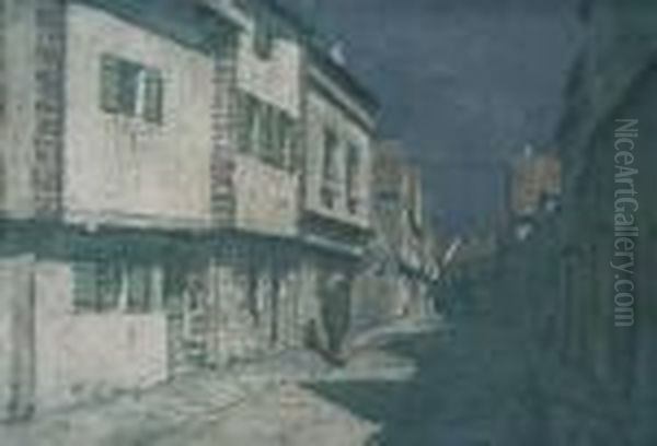 ''nocturne In Auray, Brittany'' - view 1