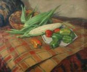 Still-life With Vegetables by Tavik Frantisek Simon