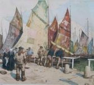 Men Watching Boats Men Watching Boats