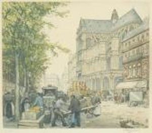 [paris Street Scenes] by Tavik Frantisek Simon