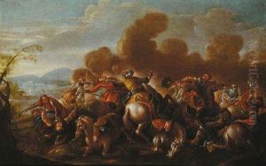Scena Di Battaglia by Francesco Simonini