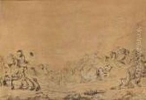 Battaglia Di Cavalleria by Francesco Simonini