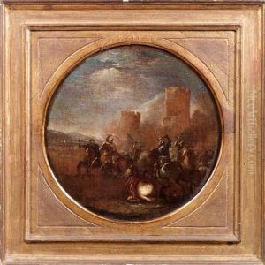 Scontro Di Cavallerie by Francesco Simonini