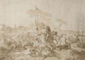 Battle Scene by Francesco Simonini