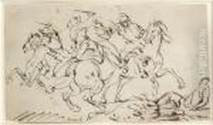Scene De Bataille by Francesco Simonini