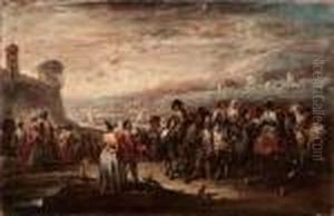 La Passeggiata Fuori Dalle Muradella Citta by Francesco Simonini