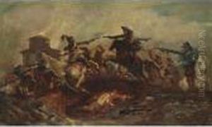 Scena Di Battaglia by Francesco Simonini