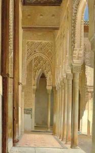 A Colonnade, Alhambra Palace A Colonnade, Alhambra Palace