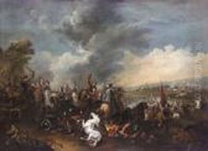 Cavalry Engagement by Francesco Simonini