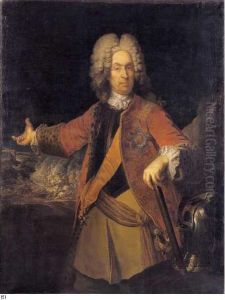 Ritratto Del Maresciallo Von Der Schulenburg by Francesco Simonini