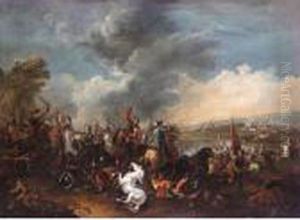 A Cavalry Engagement by Francesco Simonini