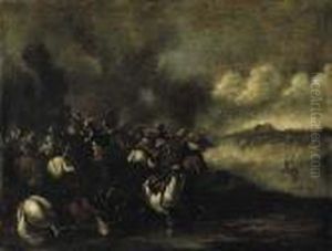 Scontro Di Cavalleria by Francesco Simonini