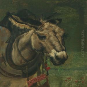 Donkey With Poppy