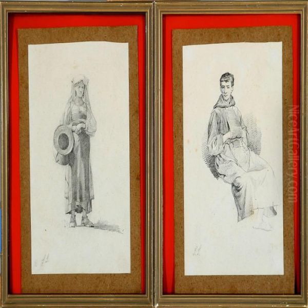 An Italian Woman And A Monk - view 1