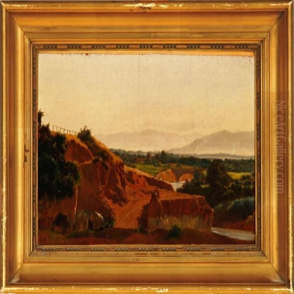 Landscape From Venice At The Venetian Alps - view 1