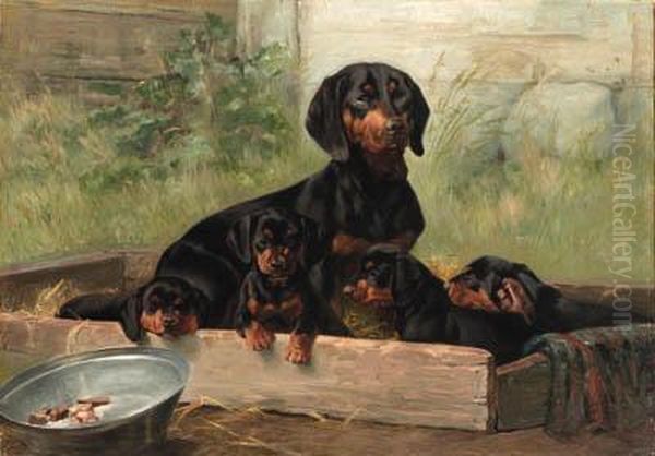 Signed And Dated 'simon Simonson 1894' - view 1