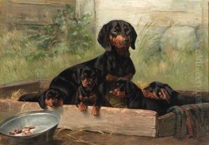 Signed And Dated 'simon Simonson 1894' by Simon Simonson