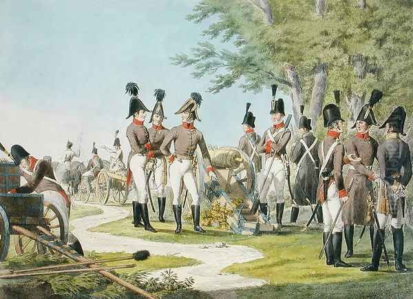 The New Artillery and Equipment of the Imperial Royal Austrian Army after the Napoleonic Wars, c.1820 - view 1