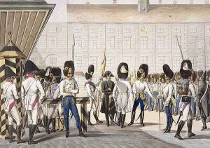 The new Imperial Royal Austrian Grenadiers after the Napoleonic Wars, c.1820 by Stubenrauch, Phillip von