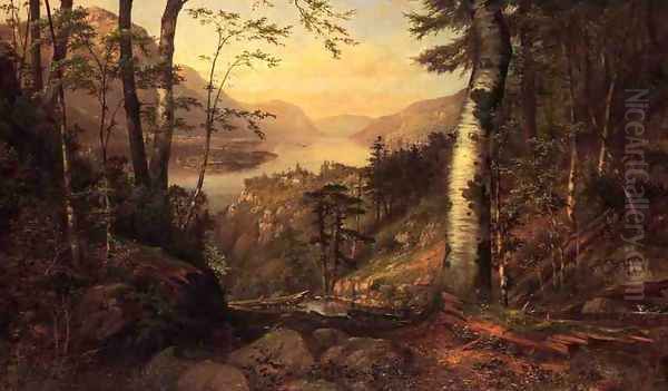 A Peep into Lake George by James Brade Sword