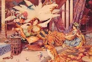 In the Harem by Giuseppe Signorini