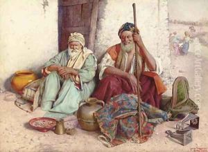 Arab Merchants by Giuseppe Signorini