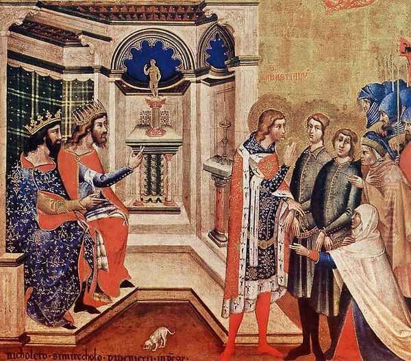 Two Christians before the Judges 1367 - view 1
