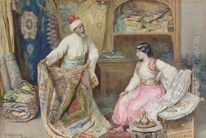 The Carpet Merchant by Amedeo Momo Simonetti