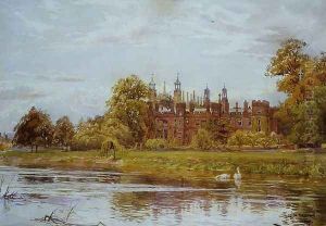 Eton College from the River, 1891